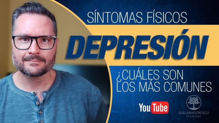 Descubre los síntomas físicos de la depresión nerviosa en 5 minutos.